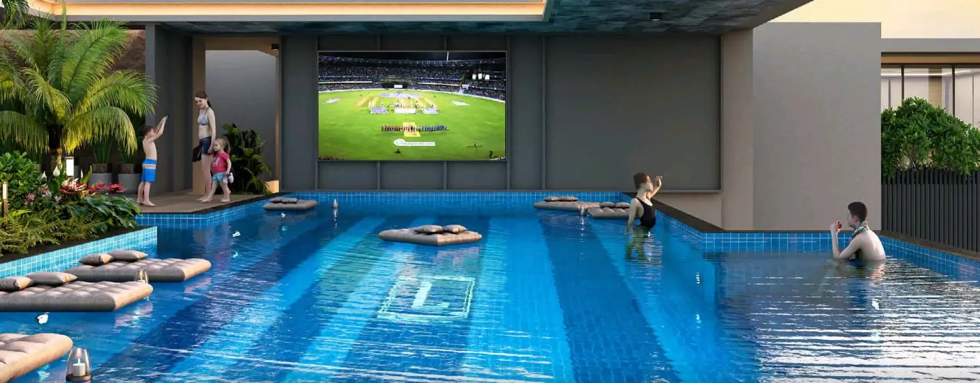 Saheel Luxton Wakad Rooftop Aqua Theatre Image